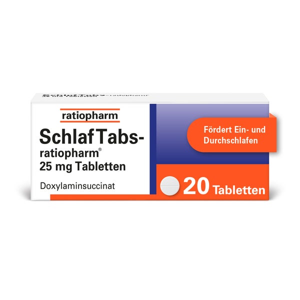 SchlafTabs-ratiopharm® 25 mg 20 St
