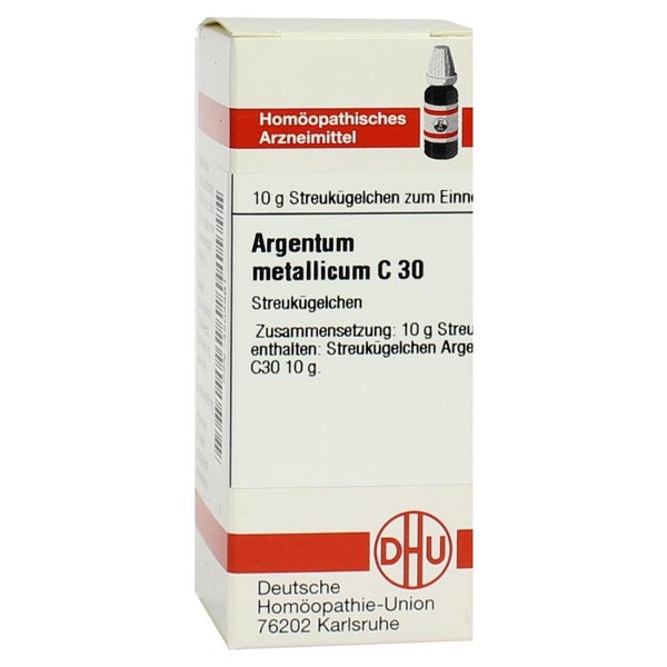 Argentum Metallicum C 30 Globuli 10 g