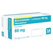 ATORVASTATIN-1A Pharma 80 mg Filmtabletten 100 St