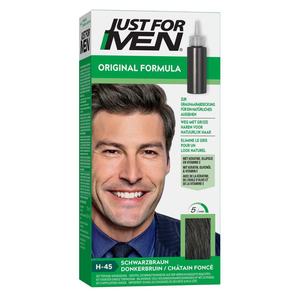 JUST for men Tönungsshampoo schwarzbraun 60 ml