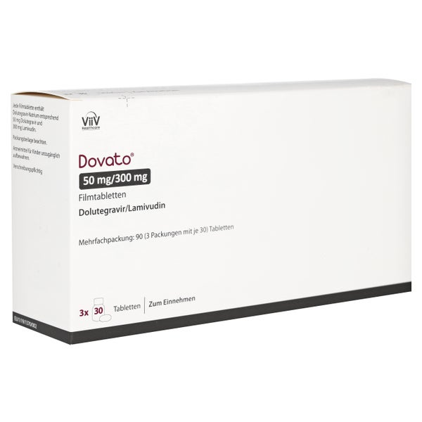 Dovato 50 Mg/300 mg Filmtabletten 3X30 St