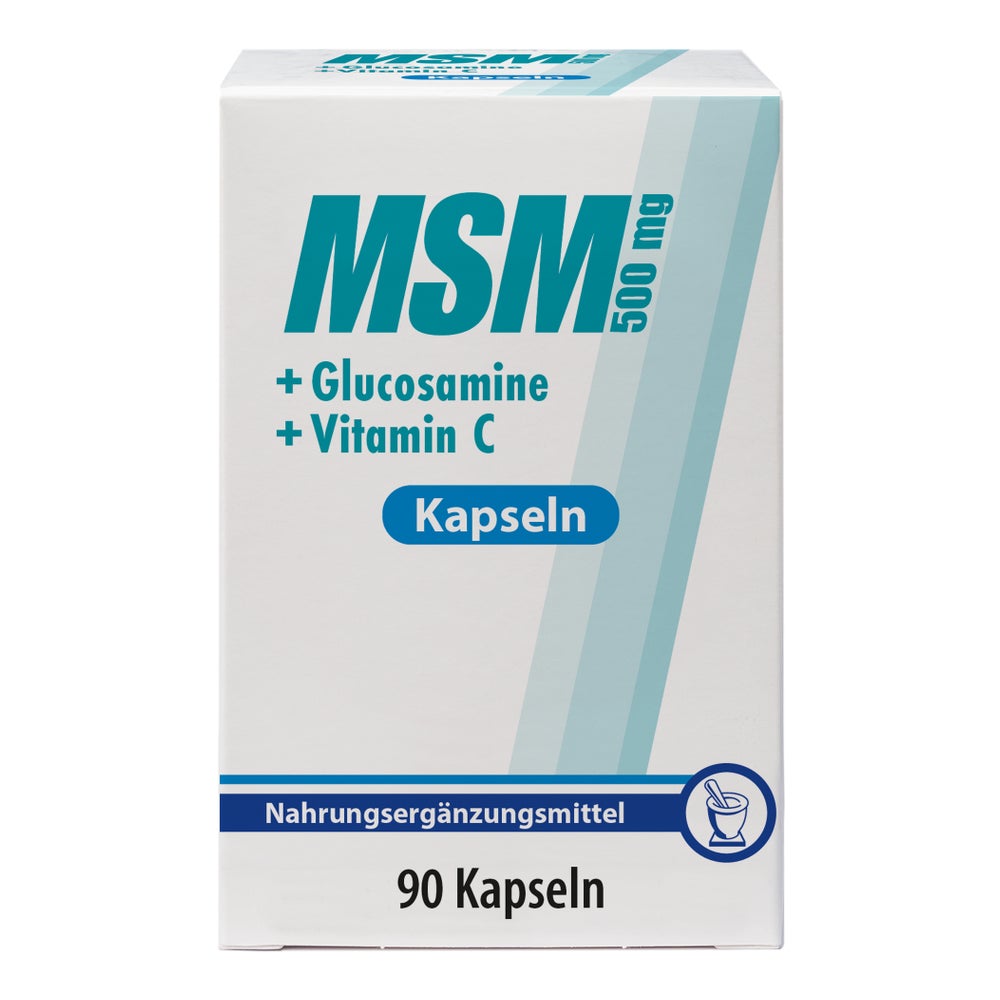 MSM 500 mg + Glucosamin Kapseln 90 St