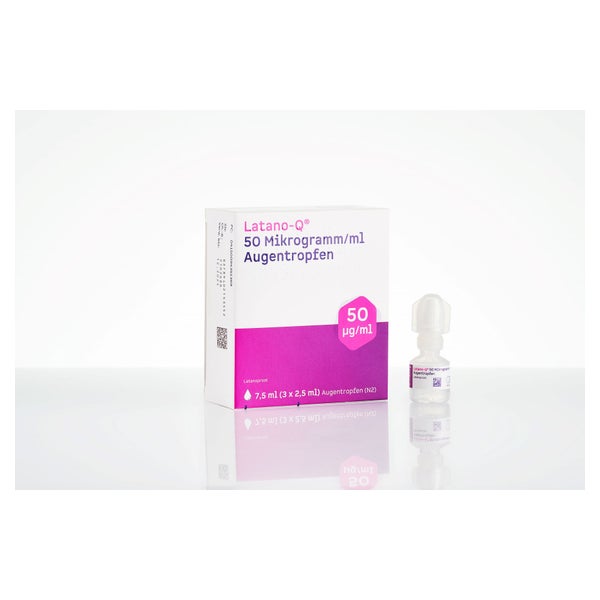 Latano-q 50 Mikrogramm/ml Augentropfen 3X2,5 ml