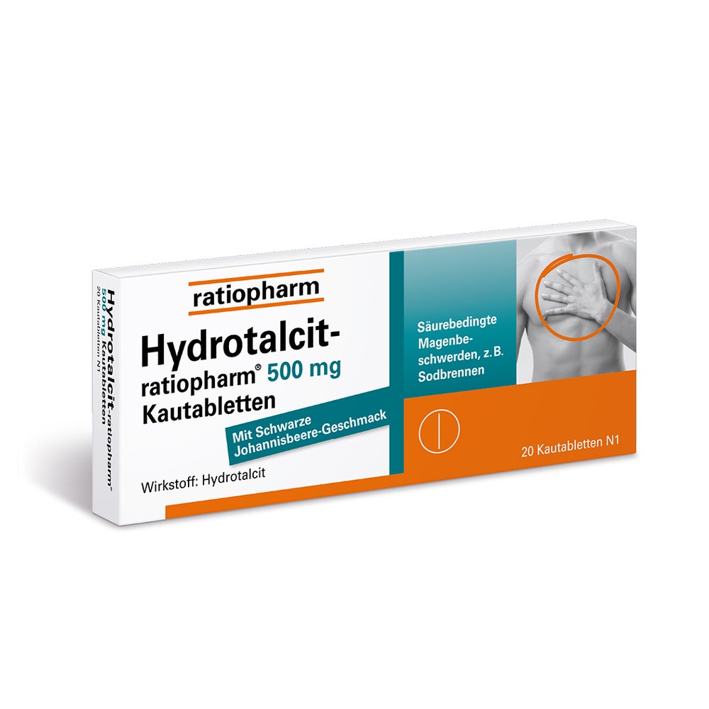 Hydrotalcit-ratiopharm® 500 mg 20 St