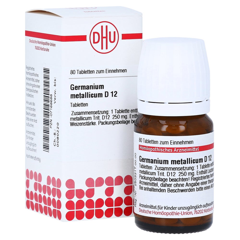Germanium Metallicum D 12 Tabletten 80 St
