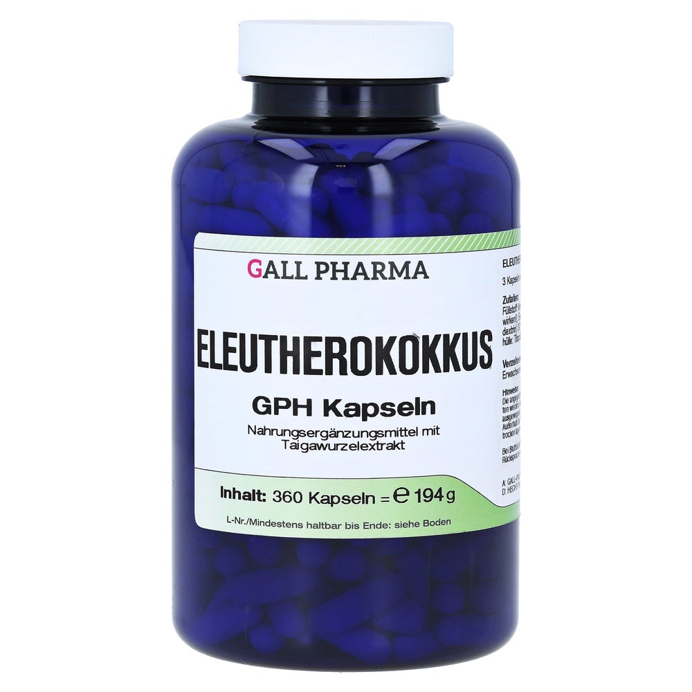 Eleutherokokkus GPH Kapseln 360 St