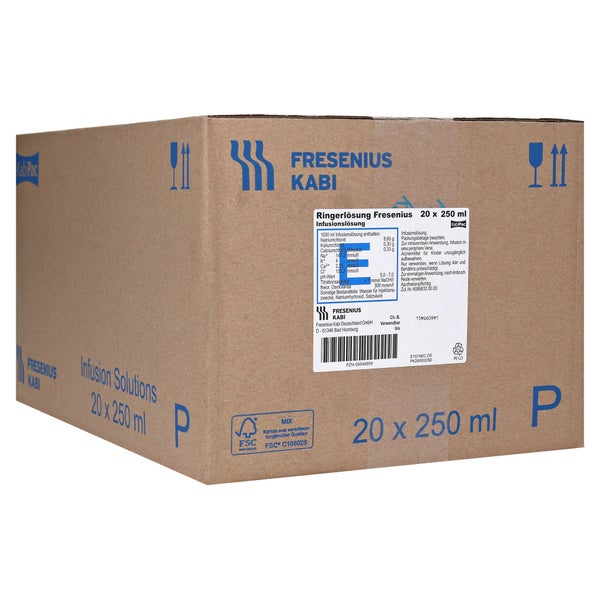 Ringer Lösung Fresenius KabiPac 20X250 ml