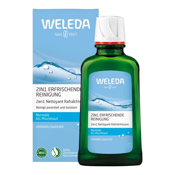 Weleda 2in1 Erfrischende Reinigung Hamameliswasser 100 ml