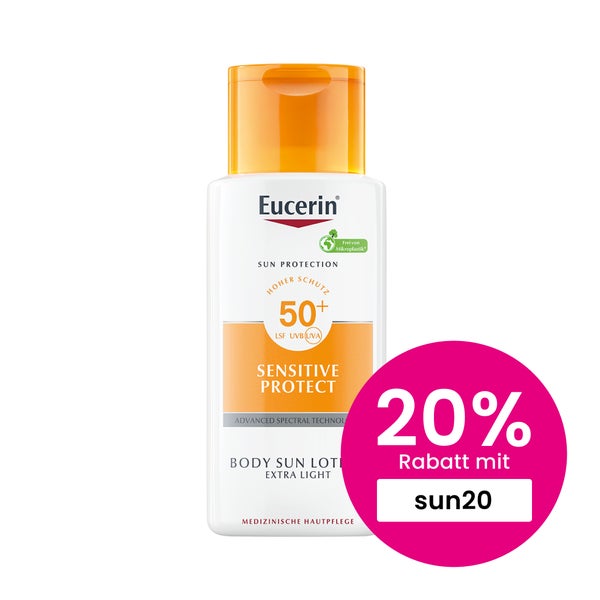 Eucerin Sensitive Protect Sun Lotion Extra Leicht LSF 50+ 150 ml