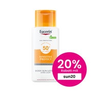 Produktabbildung: Eucerin Sensitive Protect Sun Lotion Extra Leicht LSF 50+ 150 ml