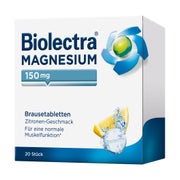 Produktabbildung: Biolectra Magnesium 150 mg Zitrone Brausetablette vegan 20 St