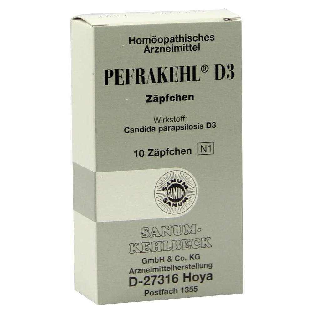 Pefrakehl D 3 Zäpfchen 10 St