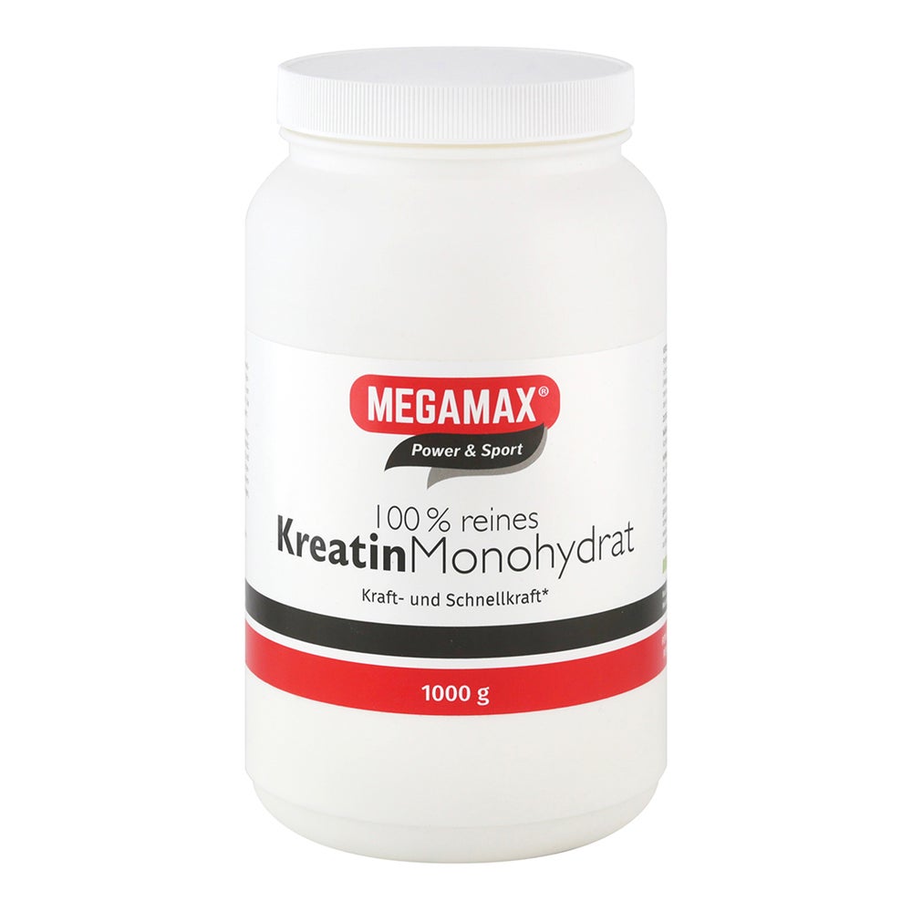 MEGAMAX Kreatin 100 % rein, vegan 1000 g