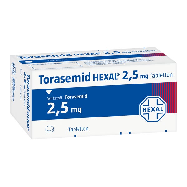 Torasemid Hexal 2,5 mg Tabletten 100 St