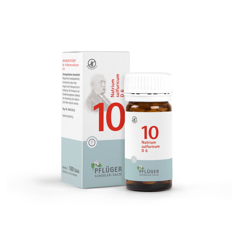 Biochemie Pflüger Schüßler-Salz Nr. 10 Natrium sulfuricum D6 100 St