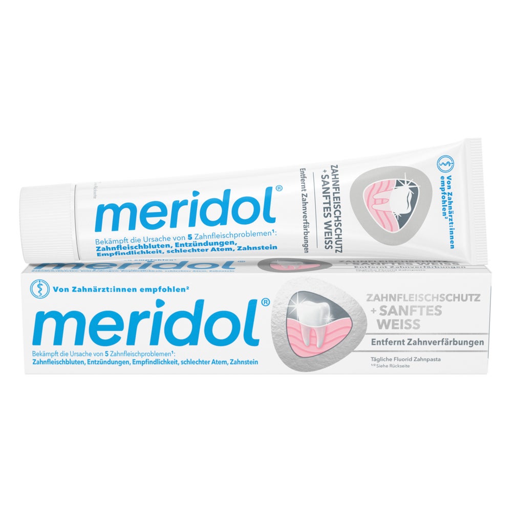 meridol Zahnpasta Zahnfleischschutz & Sanftes Weiss 75 ml