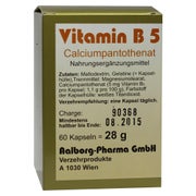 Vitamin B5 Kapseln 60 St