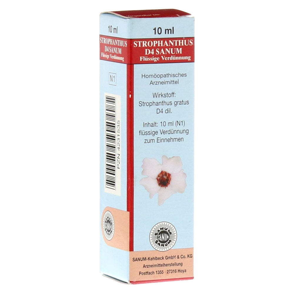 Strophanthus D 4 Sanum flüssige Verdünnu 10 ml