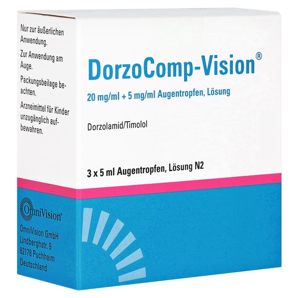 DORZOCOMP-Vision 20 mg/ml + 5 mg/ml Augentropfen 3X5 ml