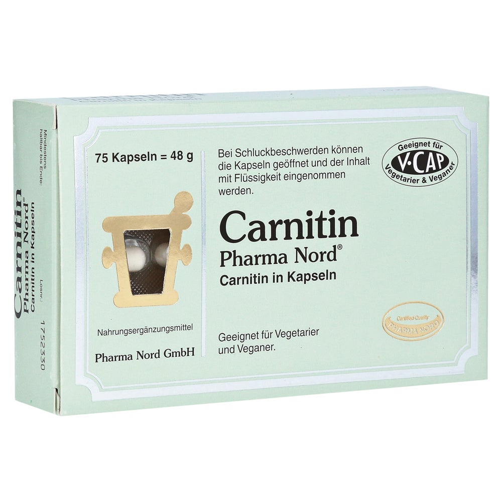 Carnitin Pharma Nord Kapseln 75 St