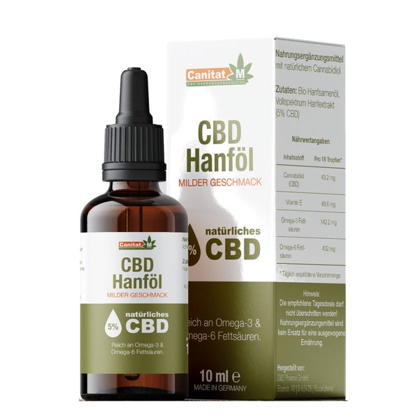 CBD Hanföl 5% 10 ml