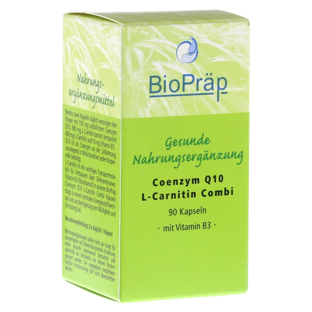 Coenzym Q10 L-carnitin Combi 30 mg+180 m 90 St