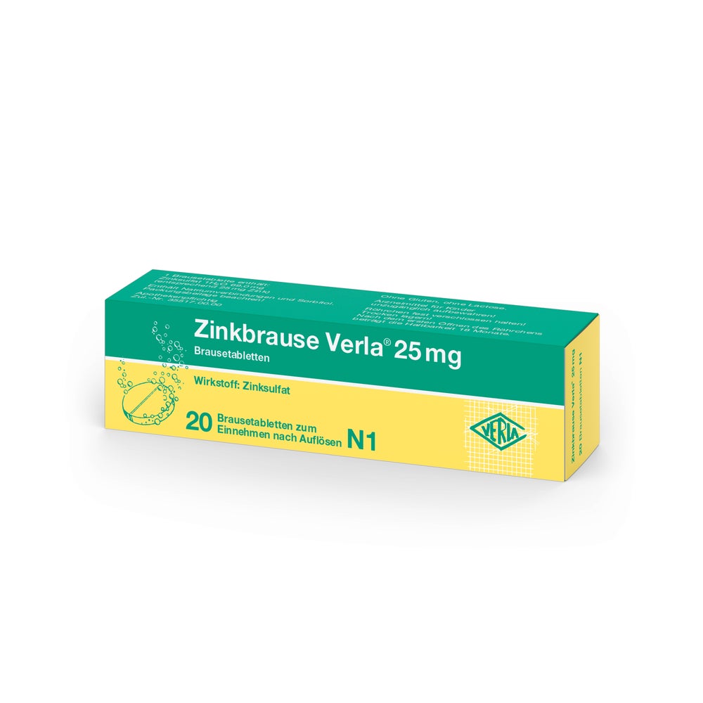 Zinkbrause Verla 25 mg 20 St