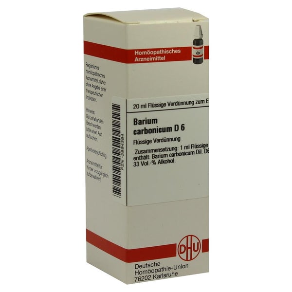 Barium Carbonicum D 6 Dilution 20 ml