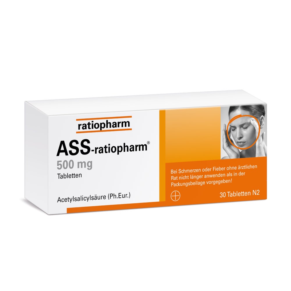 ASS-ratiopharm 500 mg Tabletten 30 St