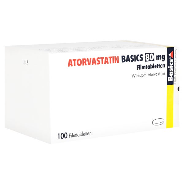Atorvastatin Basics 80 mg Filmtabletten 100 St