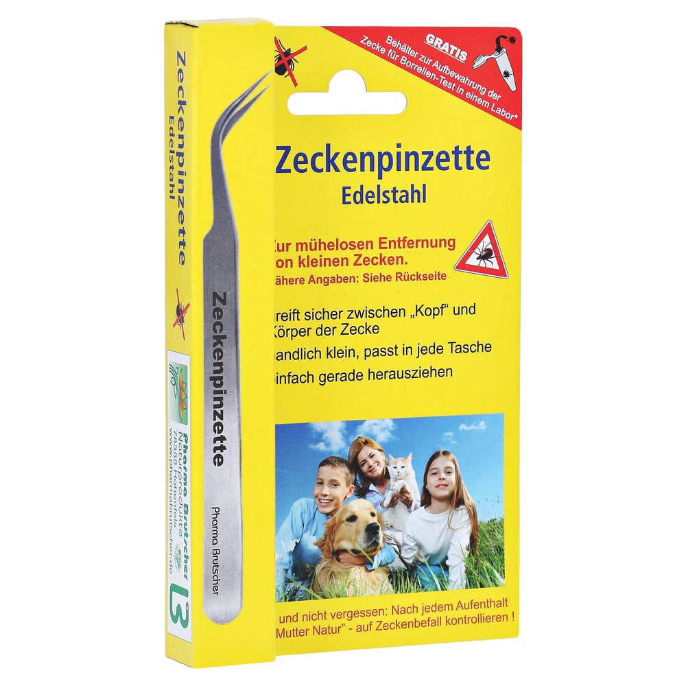 Zeckenpinzette Chirurgenstahl 1 St
