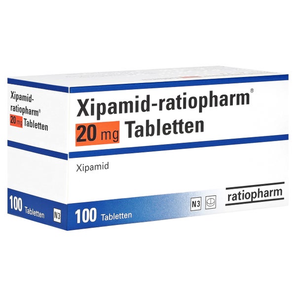 Xipamid-ratiopharm 20 mg Tabletten 100 St