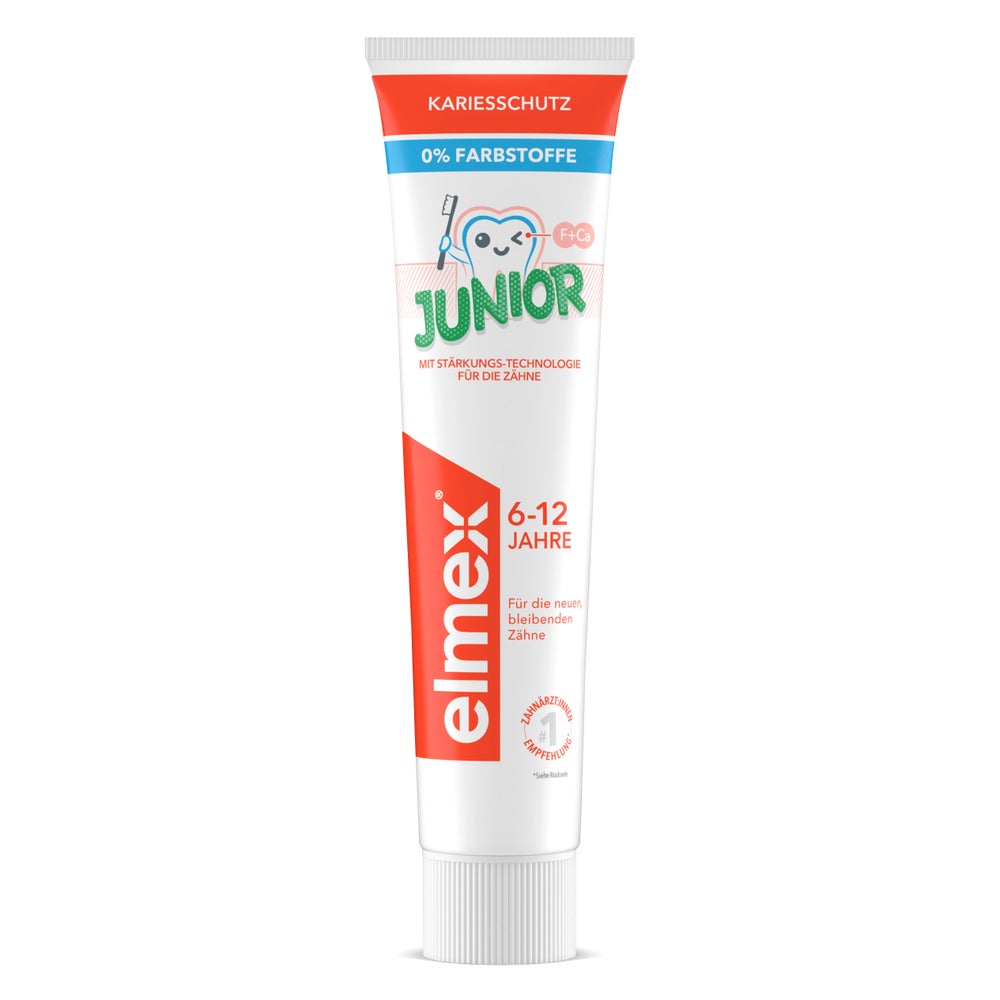 elmex Junior Zahnpasta 6-12 Jahre 2X75 ml