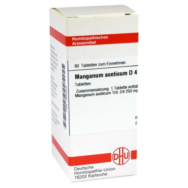 Manganum Aceticum D 4 Tabletten 80 St