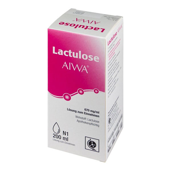Lactulose AIWA 670 mg/ml Lösung zum Einn 200 ml