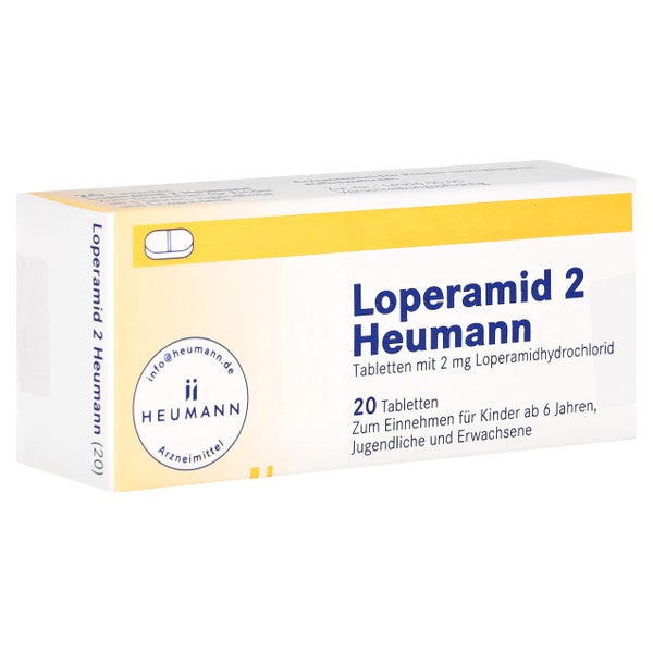 Loperamid 2 Heumann Tabletten 20 St