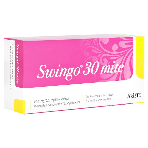 SWINGO 30 mite 0,125 mg/0,03 mg Filmtabletten 6X21 St