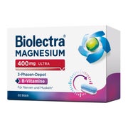 Produktabbildung: Biolectra Magnesium 400 mg 3-Phasen-Depot, mit B-Vitaminen 30 St