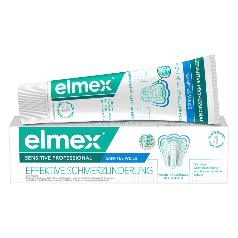 elmex Sensitive Professional Sanftes Weiss Zahnpasta 75 ml