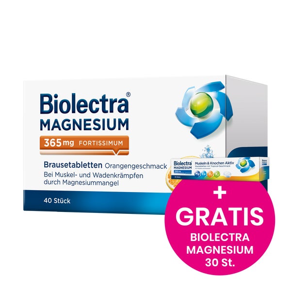Biolectra MAGNESIUM 365 mg fortissimum 40 St