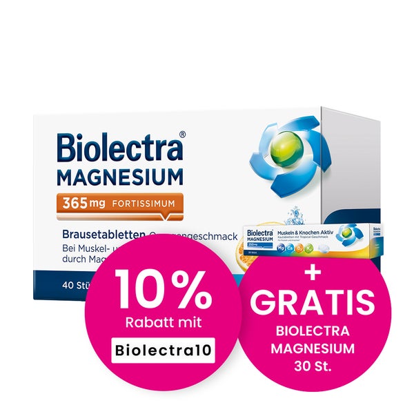 Biolectra MAGNESIUM 365 mg fortissimum 40 St