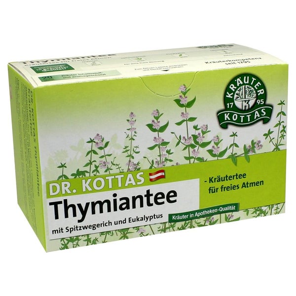Dr.kottas Thymiantee mit Spitzwegerich und Eukalyptus 20 St