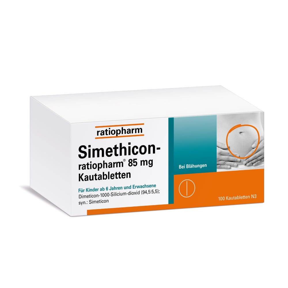 Simethicon-ratiopharm® 85 mg 100 St