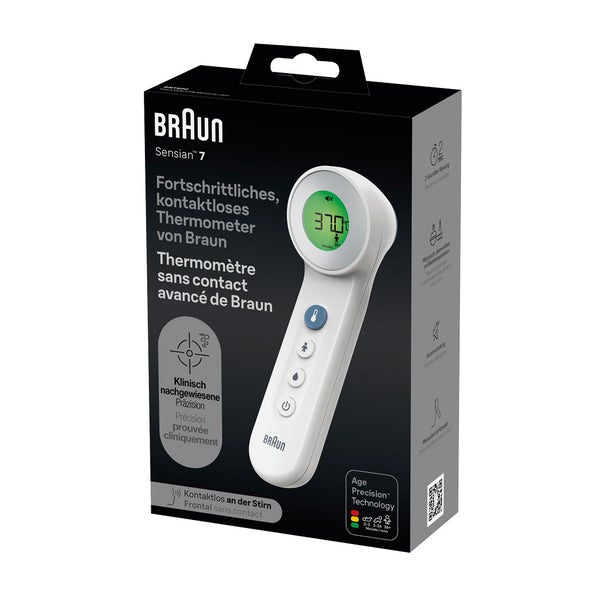 Braun Thermometer mit Age Precision, weiß 1 St