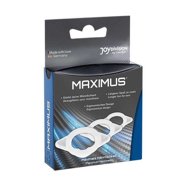 MAXIMUS Potenzringe Set XS S M Silikon elastisch (1 Stück) 3 St