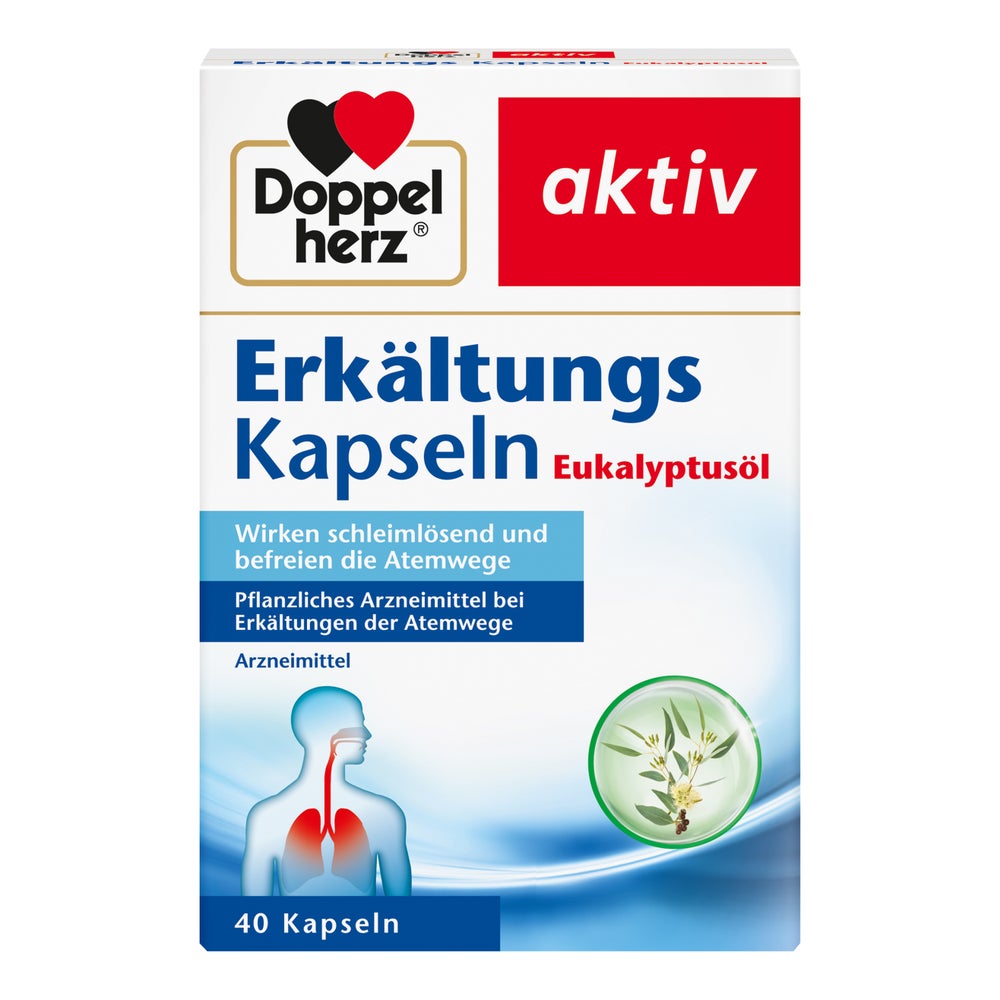 Doppelherz aktiv Erkältungs Kapseln Eukalyptusöl 40 St