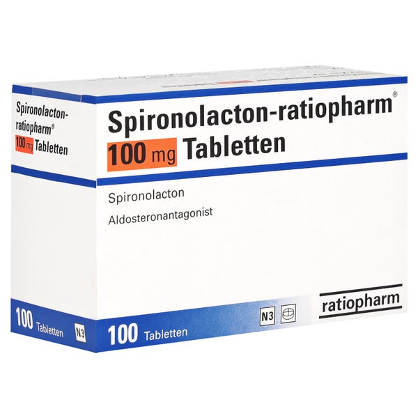 SPIRONOLACTON-ratiopharm 100 mg Tabletten 100 St