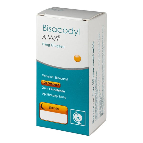 Bisacodyl AIWA 5 mg Dragees 100 St