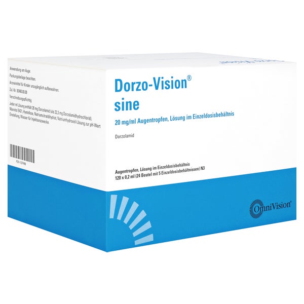 DORZO-Vision sine 20 mg/ml ATR Lsg.i.Einzeldosisb. 120X0,2 ml