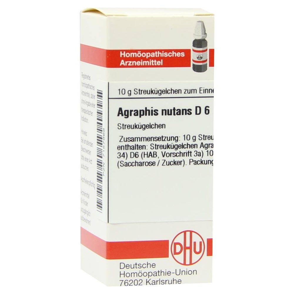Agraphis Nutans D 6 Globuli 10 g